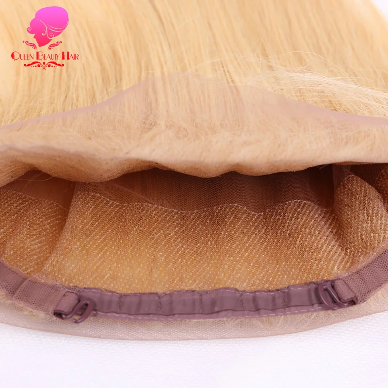 Волосы для наращивания QUEEN BEAUTY 613 блонд бразильские волосы Remy волнистые 360