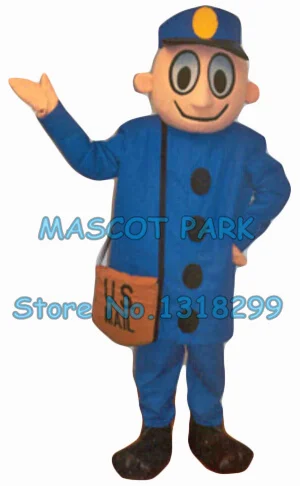 

mr zip postman mascot costume factory newly custom free ship Courier Expressman theme carnival fancy dress costumes 2893