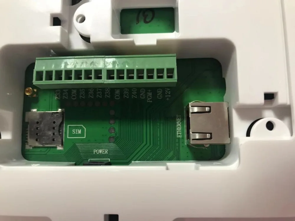 Беспроводная система сигнализации RJ45 Ethernet TCP IP с цветным экраном 4G GSM 32