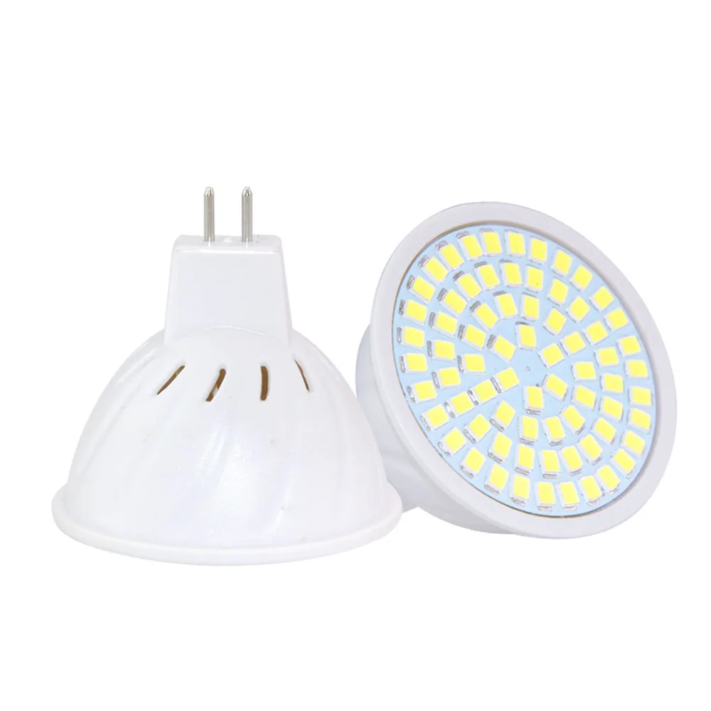 E27 светодиодные лампы GU10 AC 220 В SMD 2835 MR16 прожектор 4 Вт 6 8 энергосберегающее