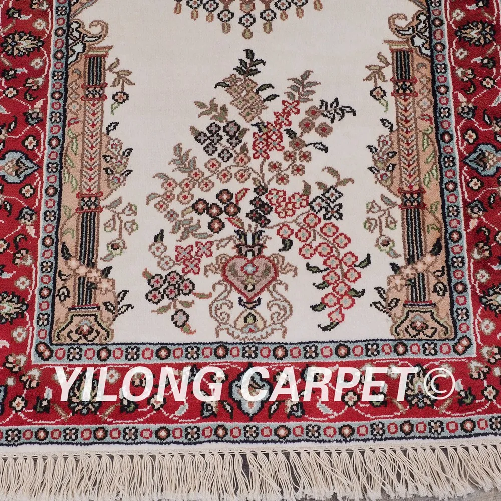 YILONG 2 'x 3' Восточный шелковый ковер ручной работы изысканный персидский