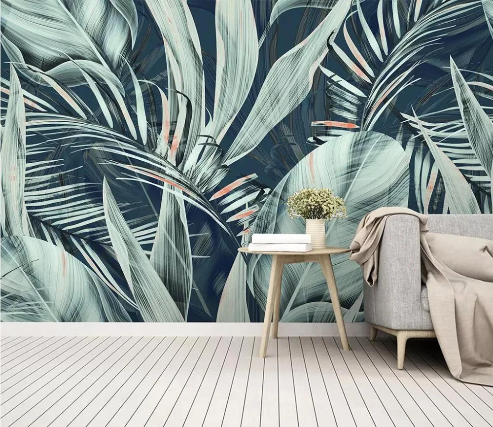 beibehang Custom Medieval tropical flower bedroom wallpaper for living room birds background photo wall paper home improvement