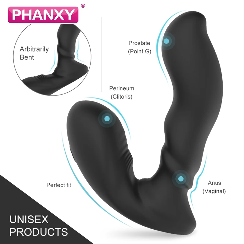 PHANXY анальные секс игрушки для мужчин геев дистанционный Анальная пробка