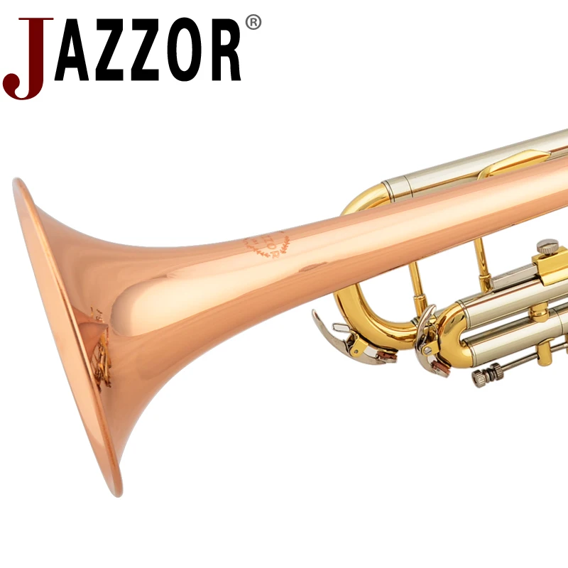 JAZZOR JZTR-400 профессиональные трубы B плоские золотые лаковые латунные духовые