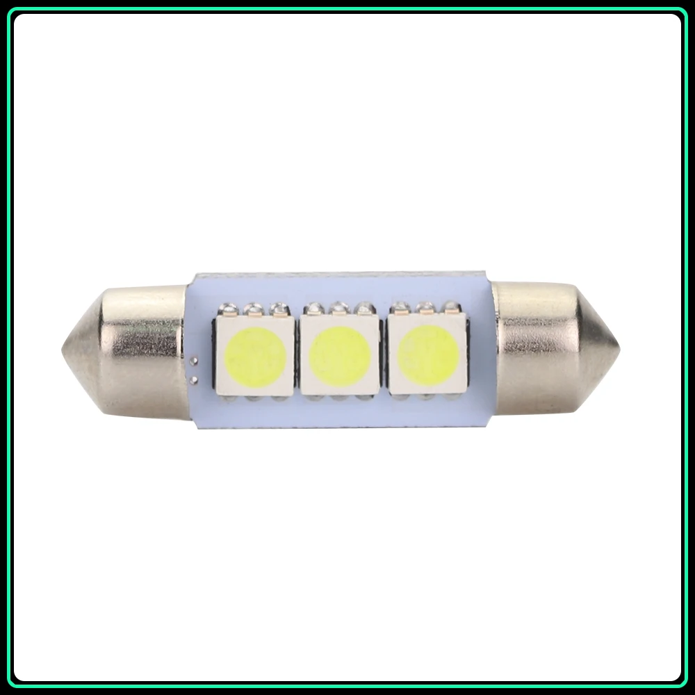 Carsty 5x36 мм Светодиодная купольная Гирлянда для интерьера освещение 3 SMD 5050 Глобус