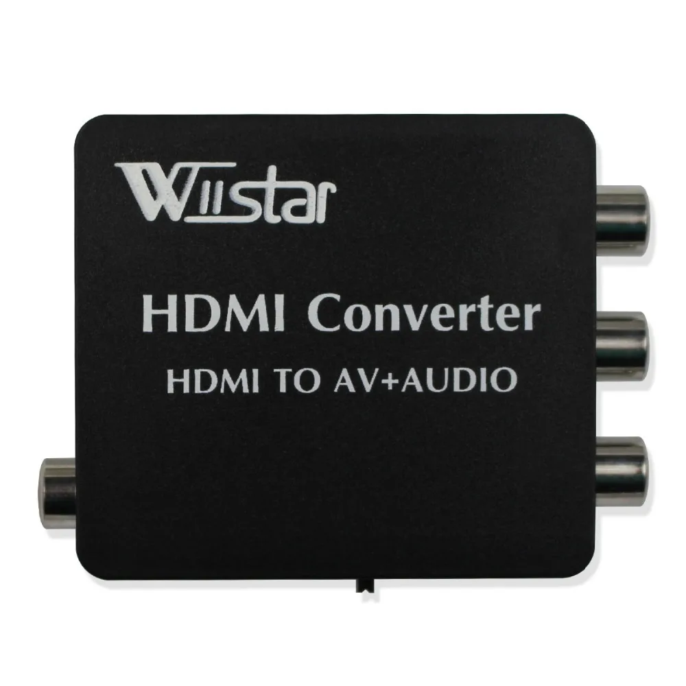HDMI2AV преобразователь HDMI в AV + Опора аудио конвертера SPDIF коаксиальный NTSC PAL