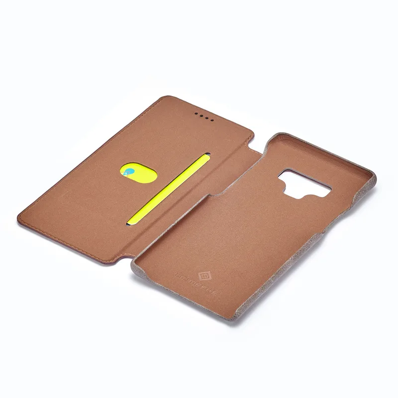 Кожаный чехол HG для Samsung Galaxy Note 9 защитный Hoesje Coque откидной Чехол магнитные