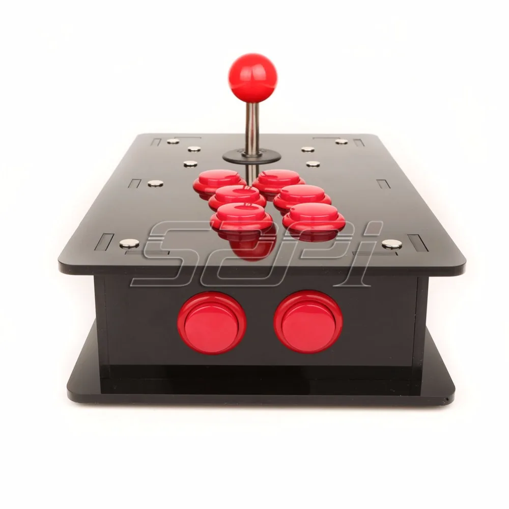 52Pi Ретро игровой аркадный Набор DIY с джойстиком и кнопками акриловой коробкой для