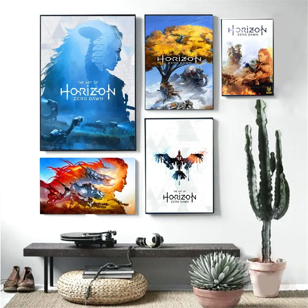 Horizon Zero Dawn игра художественный плакат и печать холст Художественная живопись настенные картины для гостиной украшение домашний Декор без рамки