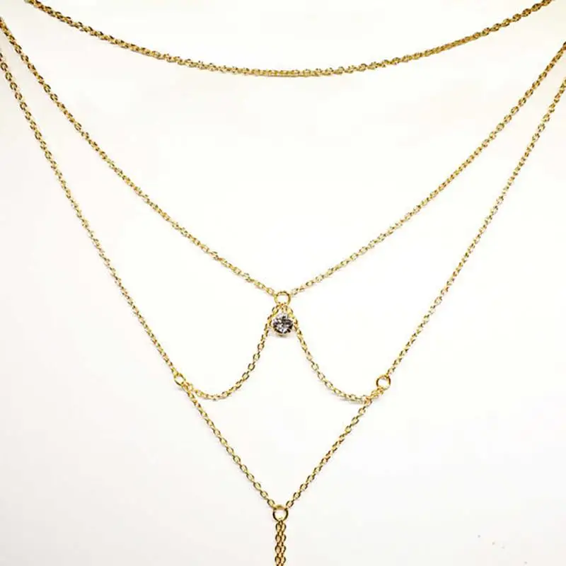 Лидер продаж очаровательное нательная цепочка Золотой Элегантное летнее платье