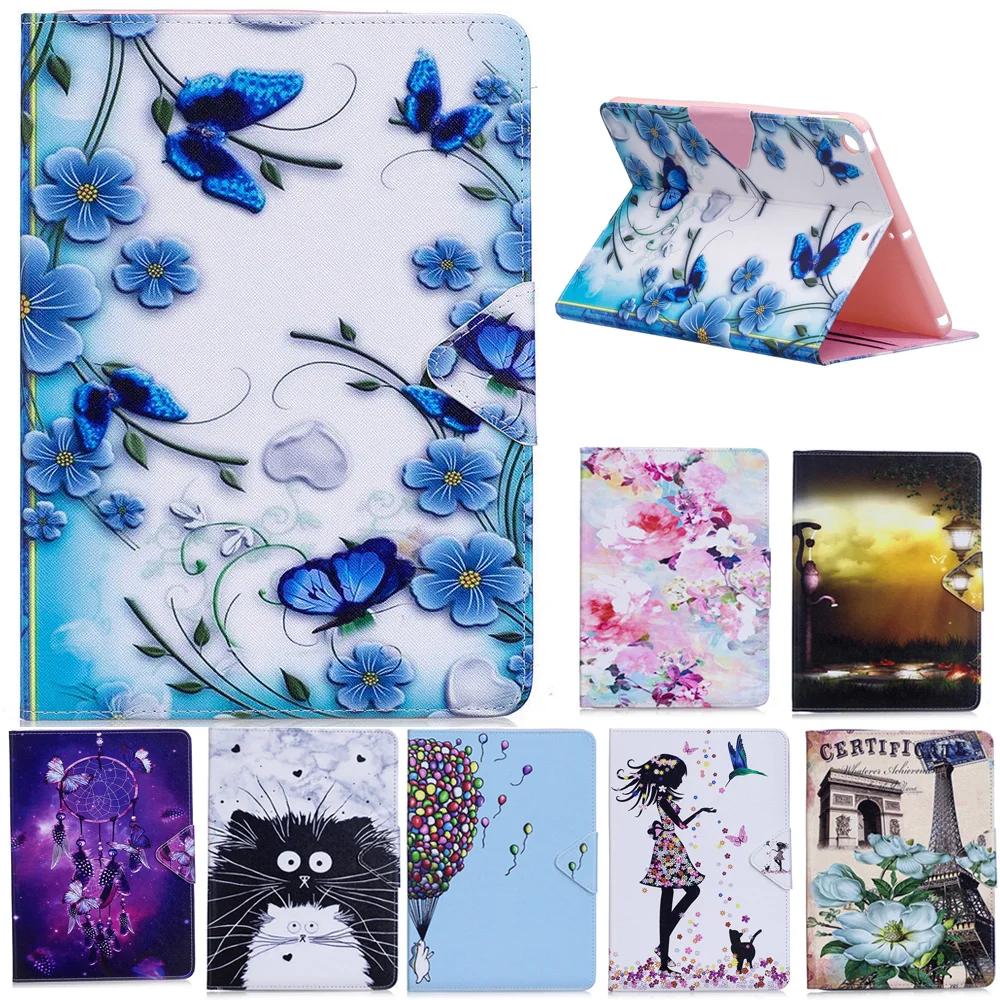 

Для SAMSUNG Galaxy Tab E 9,6 дюймов T560 T561 SM-T561 модель чехол для планшета милые Искусственная кожа Чехол-крышка с узорами чехол-подставка с мягкий чехол-...