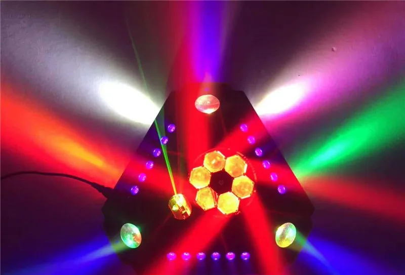 Светодиодный сценический луч Dj Disco DMX512 лазерный свет 6 светодиодов пчелиный глаз