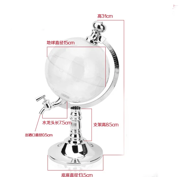 1500 мл уникальной формы стеклянный графин для вина контейнер дозатор красного