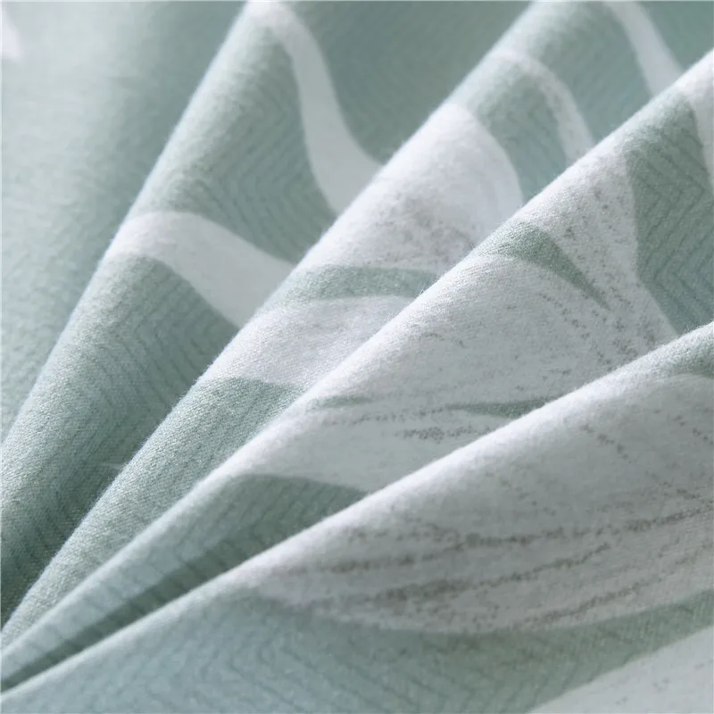 Простой трава зеленая + белый узор Постельное белье постельное 4 шт./компл. 5