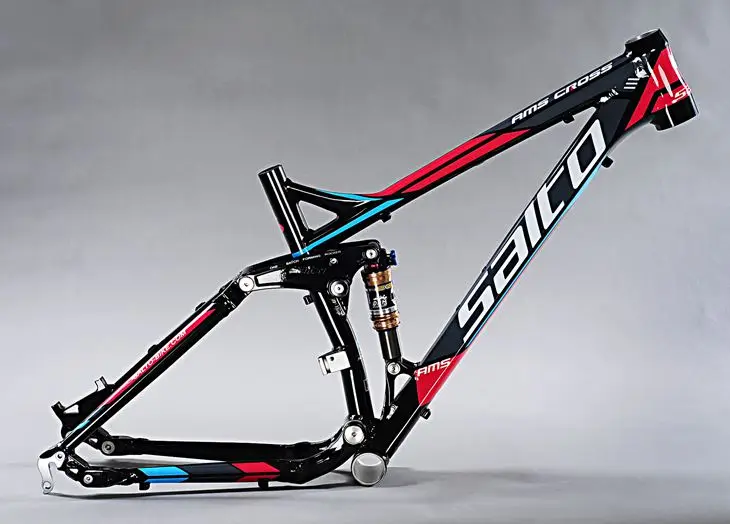 Амортизатор для горного велосипеда SALTO AMS CROSS 1 0 мягкая подвеска из алюминиевого