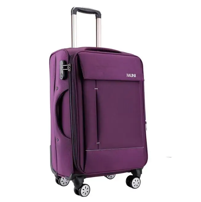 purple Travel tale 1" 20" 2" 26" 2" дюймовый дешевый чемодан Водонепроницаемый kinder koffer spinner Сумки на колёсиках путешествия комплект с сумкой на колесах - Цвет: purple