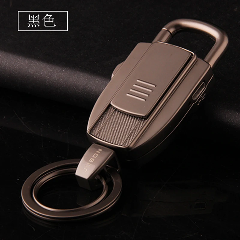 8755-1 креативный usb-зажигалка в форме замка из цинкового сплава с пряжкой для