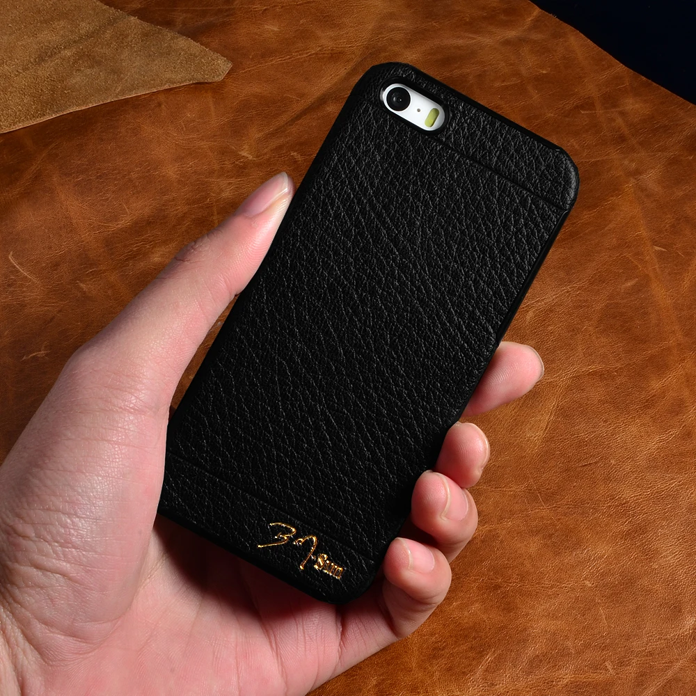 Натуральная кожа для Apple iphone SE 5 5S Новое поступление Модный ПК Ультратонкий чехол