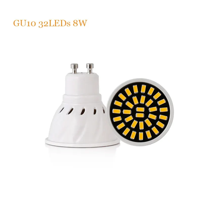 GU10 светодиодный светильник лампа gu 10 AC 220 V 110 V SMD 5733 лампочки 4 W 6 W 8 W Ampoule светодиодный светильник Luz Bombillas для домашнего освещения