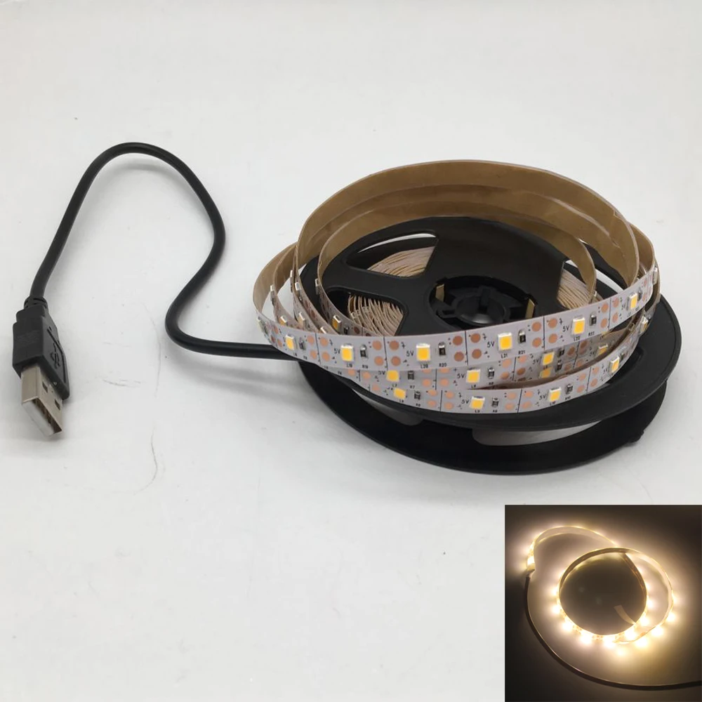 Светодиодная лента RGB/белая/теплого белого цвета 5 В 1/2/3/4 м|Светодиодные ленты| |
