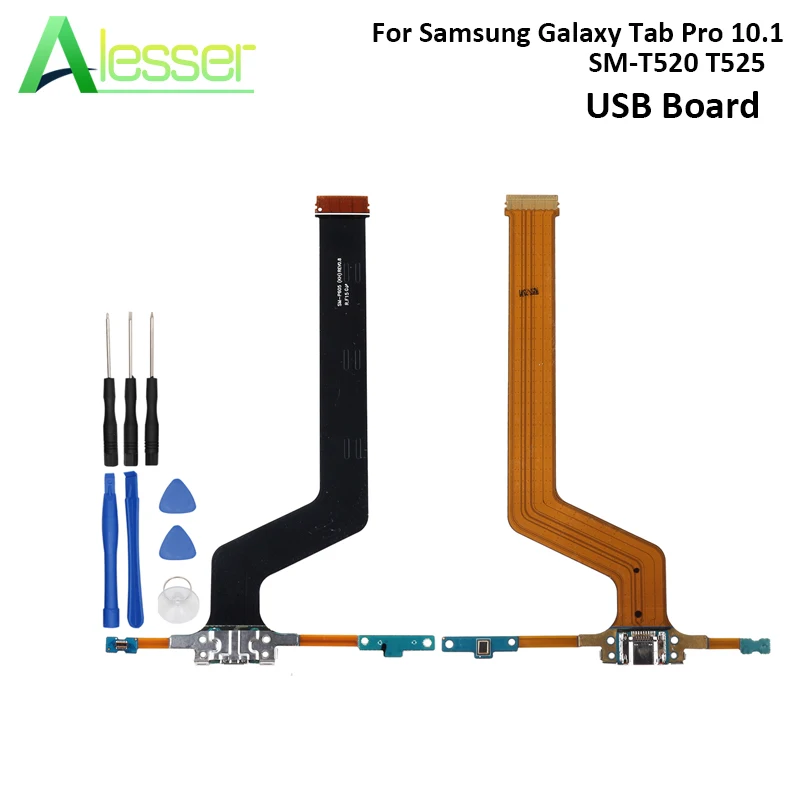 Alesser для samsung Galaxy Tab Pro 10 1 SM-T520 T525 USB разъем плата зарядки в сборе запасные части |