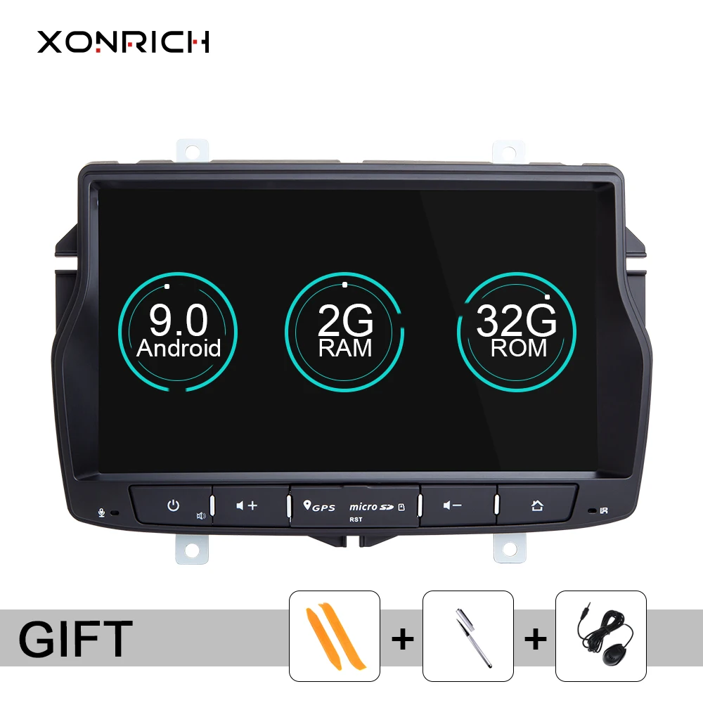 Xonrich Android 9 0 автомобильный мультимедийный плеер для Lada Vesta магнитофон Радио Стерео