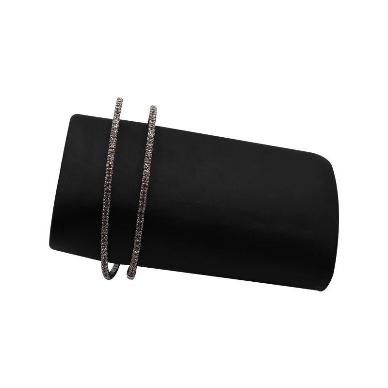 SANYU 2019 New Style Round Fit Pandora Bracelet Temperament Bangles Pure Color Auden Drill Not Silver Charm BR-1608 | Украшения и