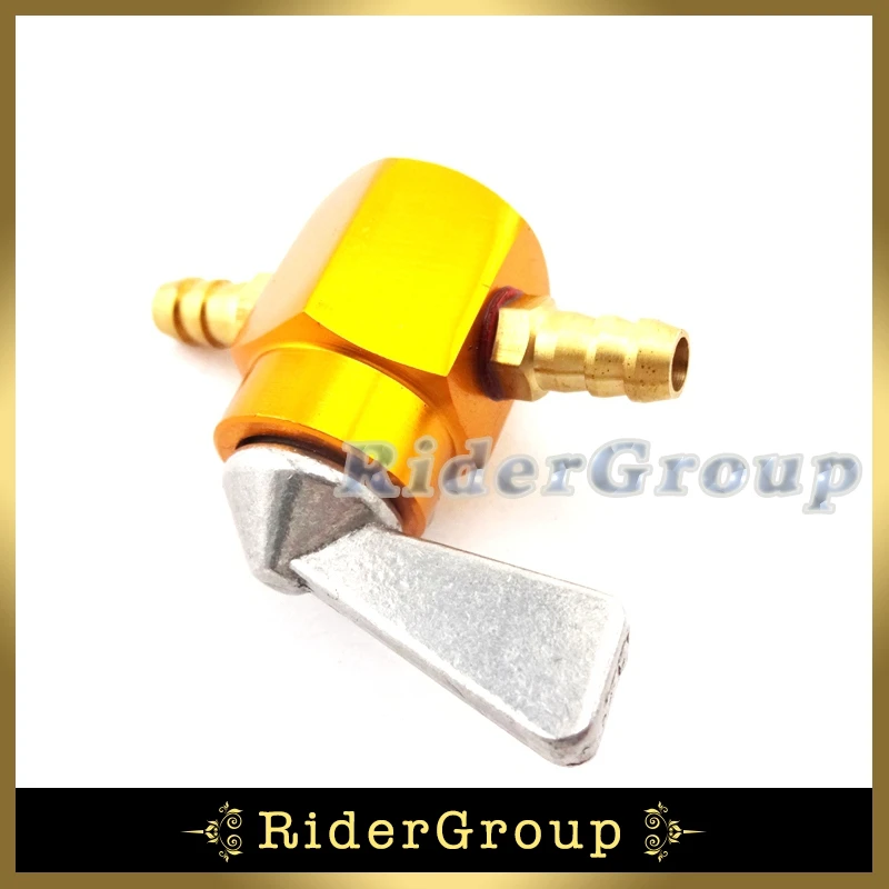 6 мм Золотой бензиновый газовый бак топливный кран Встроенный спускной клапан