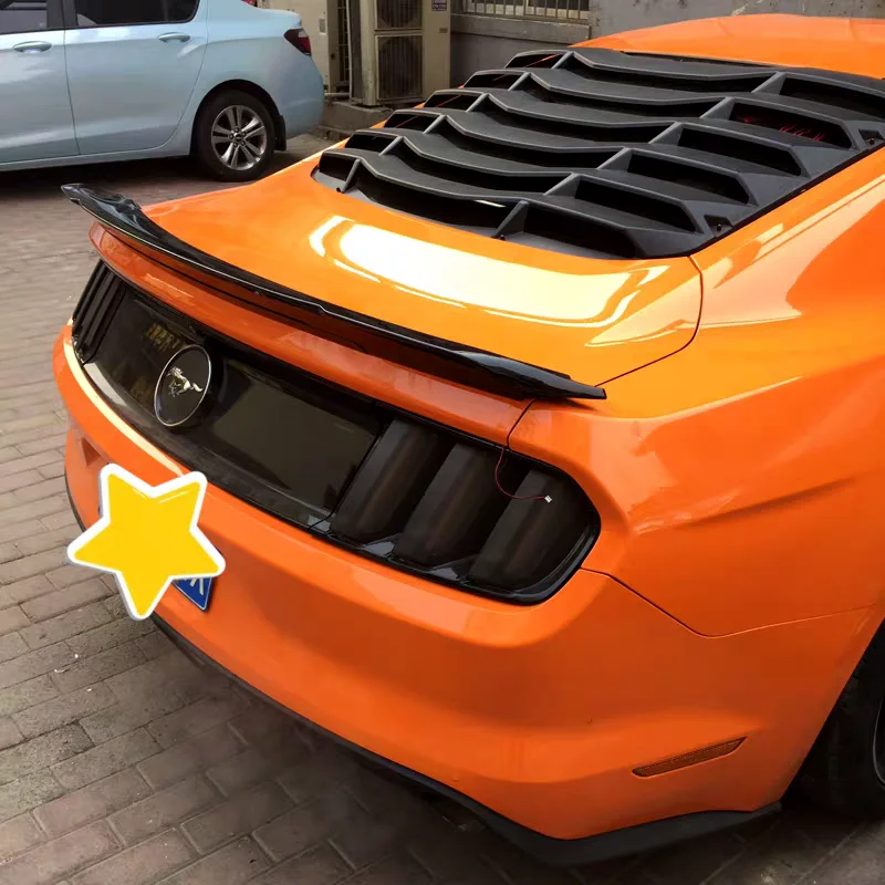 Для Ford Mustang спойлер высокая твердость и качество ABS Материал задний багажник крыло спойлер для Ford Mustang спойлер