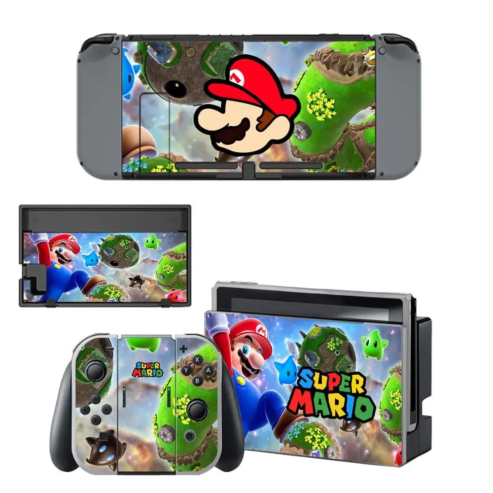Супер наклейки с изображением Марио дженд переключатель кожи наклейка nintendo переключатель Скины Наклейка для консоли nintendo переключатель Joy-con контроллер док-станция - Цвет: YSNS0362