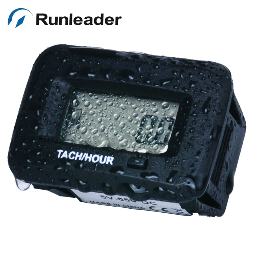 Runleader цифровой счетчик оборотов в минуту Тахометр для газового двигателя 2 4