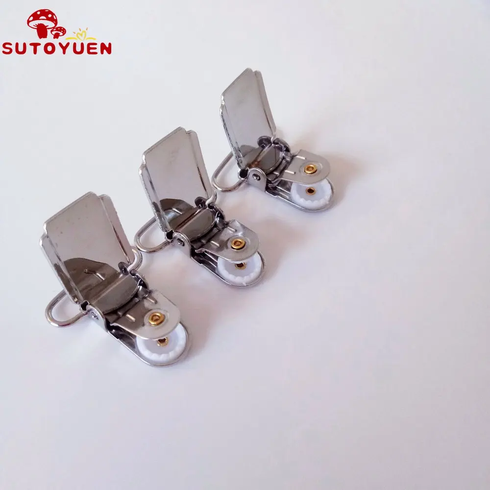 SUTOYUEN 20 шт u образные металлические зажимы для соски хромовые блестящие на