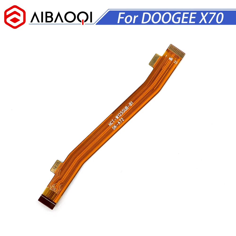 AiBaoQi новая Оригинальная основная лента гибкий кабель FPC Аксессуары Для Doogee X70 ремонт смартфона материнская
