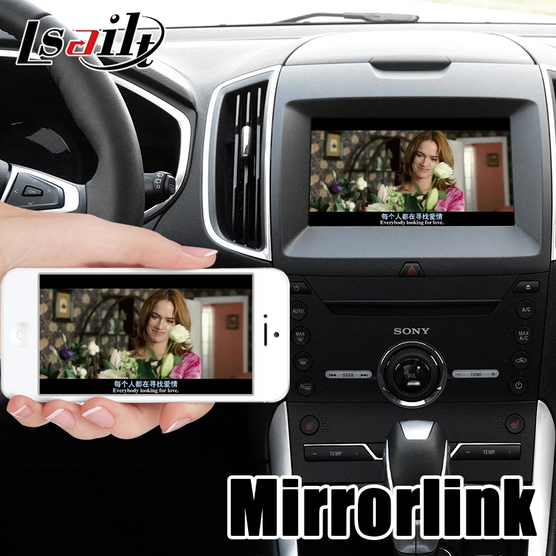 Интерфейс Lsailt CarPlay и Android для Ford Edge SYNC3 2016 18 мультимедийный видеоинтерфейс с