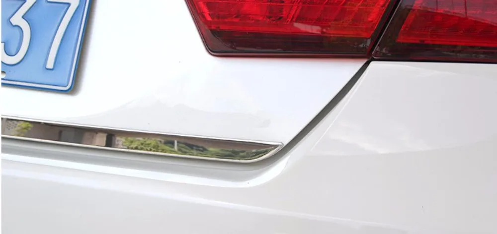 Подходит для Toyota Camry Нержавеющая сталь задняя дверь нижняя крышки багажника Taigate Обложка отделкой аксессуары