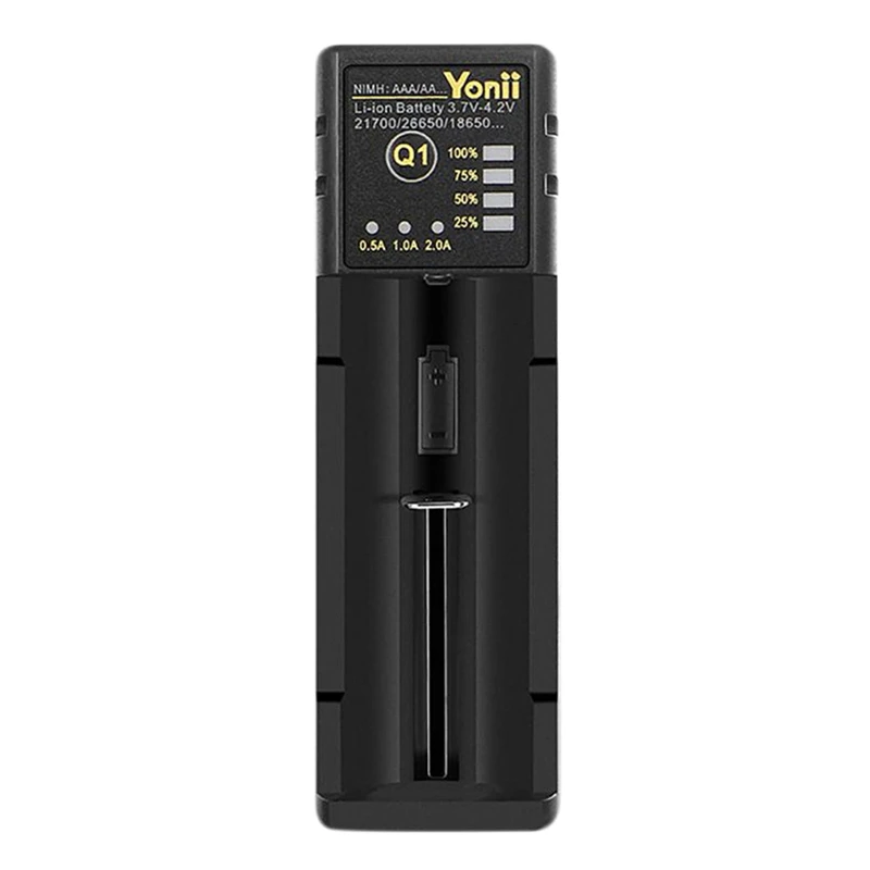 18650 зарядное устройство 26650 Usb умное никель водородное Aa Aaa 21700 с одним слотом