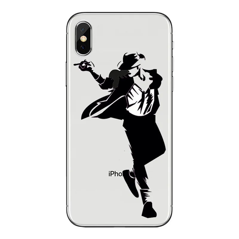 Чехол для телефона Cantor King of Pop MJ Майкл Джексон мягкий чехол из ТПУ iPhone 4 5 6 7 Plus 8