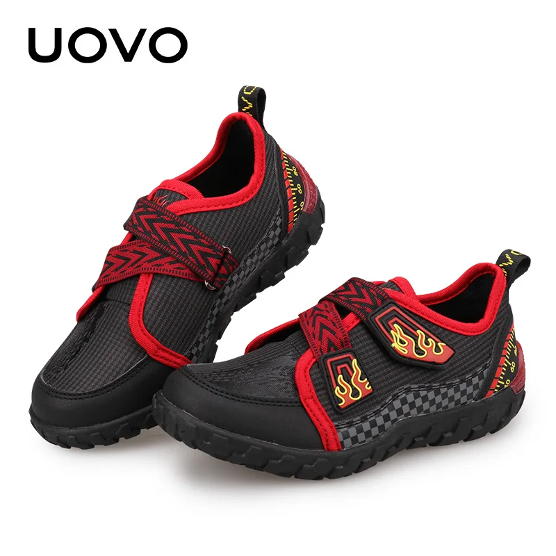 

New Boys And Girls Sport Footwear UOVO 2021 Children Breathable Kids Shoes Durable Rubber Flat Casual Sneakers Eur #25-30