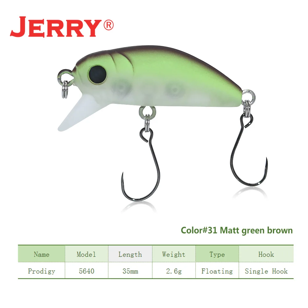blue brown Jerry 35 мм 2,6 г спиннинг медленно тонущиеся воблеры кренкбейт Форель Приманка для окуня пресноводный камень рыболовное снасти Оборудование - Цвет: blue brown
