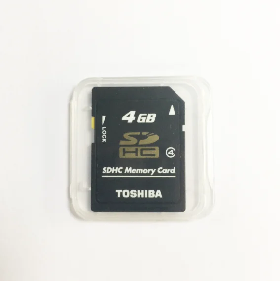 Toshiba 4 Гб SD карта SDHC класс 4 флэш-карта памяти C4 P-SDHC4G4 Подлинная высокоскоростная память SD для цифровых камер