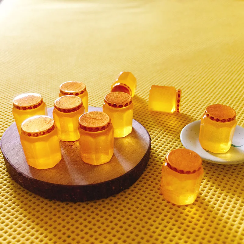 New ~ jam bottle/honey pot/кукольный домик/миниатюры/милый/Сказочный Садовый Гном/Террариум