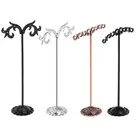 1 комплект, полка для ювелирных изделий, витрина, держатель, серьги, гвоздики, металлический органайзер для хранения, винтажные Изысканные Подарки, бутиковое дерево