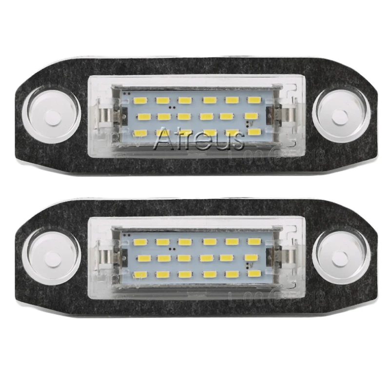EALEN 1Pair Car LED License Plate Lights For Volvo S80 XC90 S40 V60 XC60 S60 V70 C70 V50 XC70 white SMD 12V Lamp Bulb kit | Автомобили и