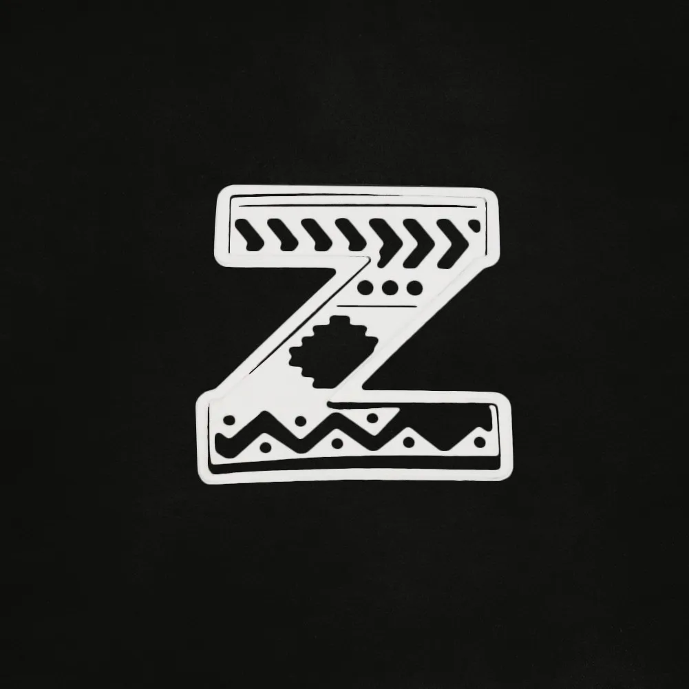 5 см большой ручной тиснение Алфавит буквы трафареты для пресс формы металла DIY