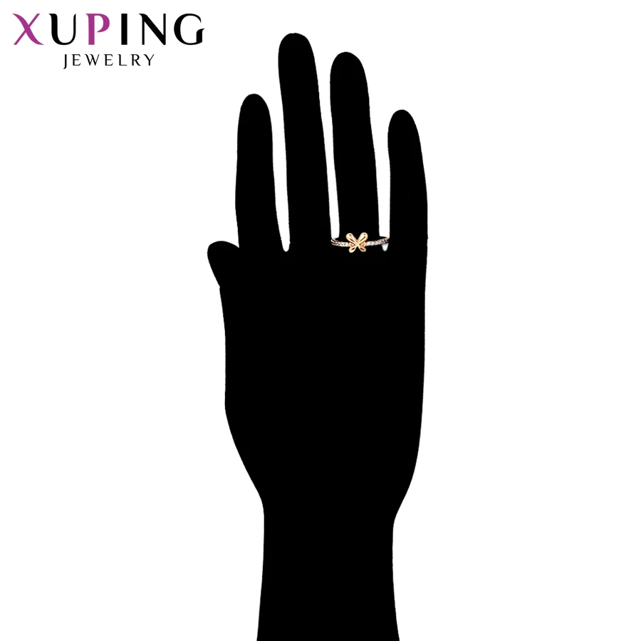 Xuping винтажные элегантные кольца Позолоченные Изысканные для девушек и женщин
