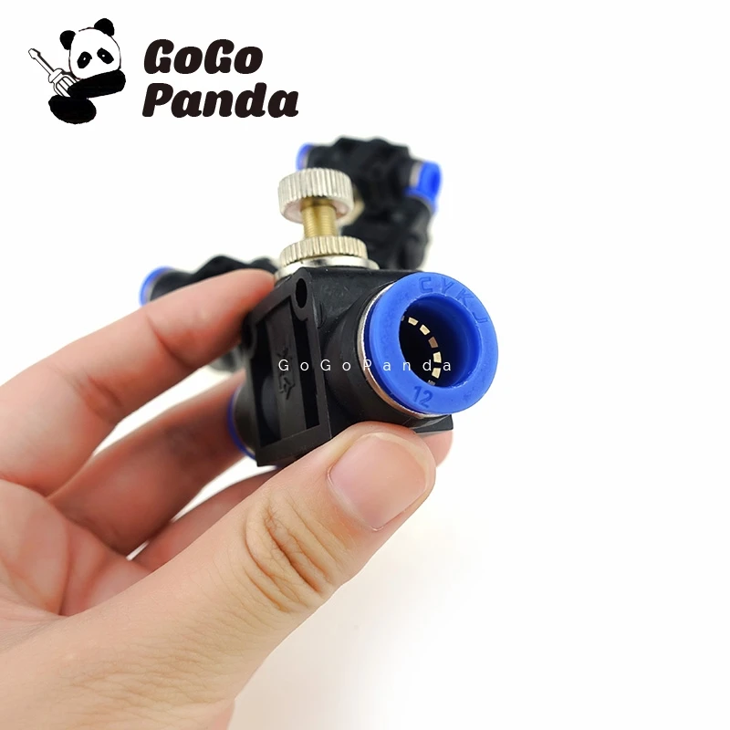 Бесплатная доставка 5 шт. Пневматические Фитинги Труба дросселя SA SA4 SA6 SA8 SA10 SA12