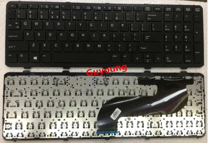 Английская клавиатура с рамкой для ноутбука HP Probook 650 G1 655 US | Компьютеры и офис