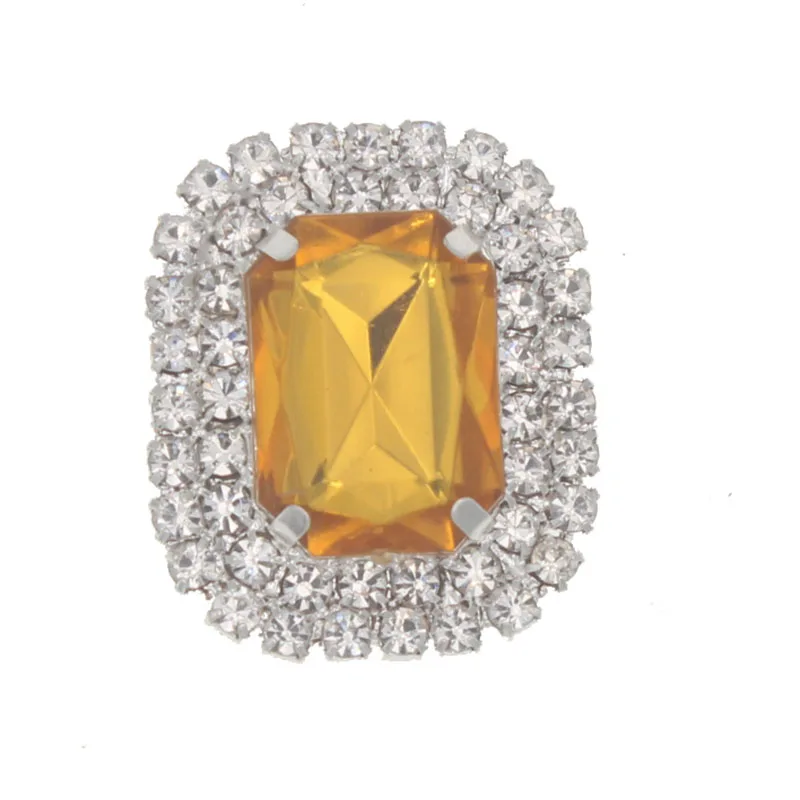 Yellow acryl stone Flatback камни и Кристаллы ювелирные изделия пришить стразы с когтями акриловые камни стразы аппликация из страз ручной работы со стразами идеально сочетаются с отделкой - Цвет: Yellow acryl stone
