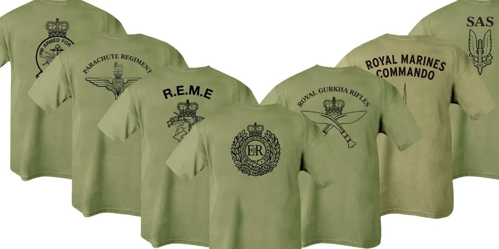 

НТС Para REME RGR RMC SAS RE армейские футболки Для мужчин повседневная футболка США Размеры S-3XL