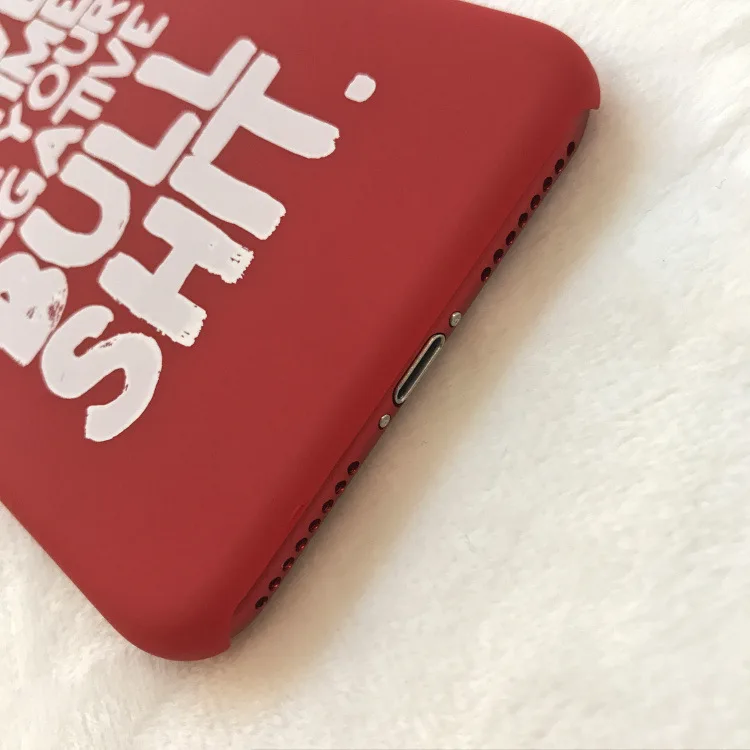Ультра тонкий милый забавный чехол с английскими буквами для iphone X XR XS Max 6 6S 7 8 Plus